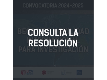 Resolución de becas de movilidad internacional UIM para sus sedes IUT en Colombia, Argentina y España