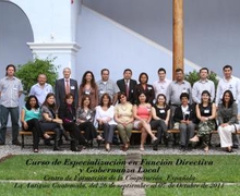 EN GUATEMALA LA UIM REALIZA CURSO DE ESPECIALIZACIÓN SOBRE FUNCIÓN DIRECTIVA Y GOBERNANZA LOCAL