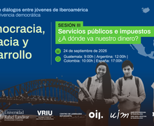 RED UIM IberJóvenes invita al IV Ciclo de Diálogos por una Convivencia Democrática impulsado por la OEI