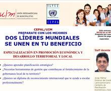 DOS LÍDERES MUNDIALES SE UNEN EN TU BENEFICIO: ESTUDIA CON LA UIM Y CON EL ILPES/CEPAL