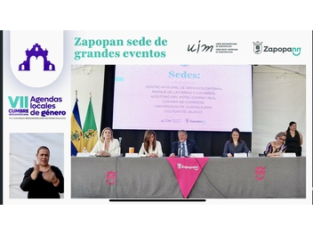 Rueda de prensa en Zapopan informó a la ciudadanía sobre la Cumbre de Género y Congreso Iberoamericano de Municipalistas