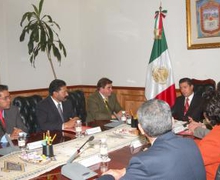 REUNIÓN DEL COMITE ORGANIZADOR UIM CON EL GOBERNADOR DEL ESTADO DE MÉXICO