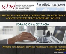 ESPECIALIZACIÓN SOBRE COOPERACIÓN, FINANCIACIÓN Y ACCIÓN EXTERIOR DE LOS GOBIERNOS LOCALES