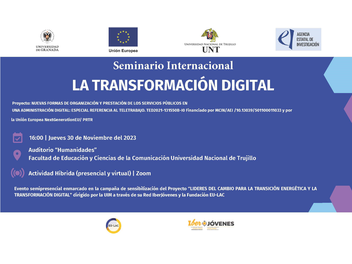 Te invitamos al Seminario Internacional "La Transformación Digital"