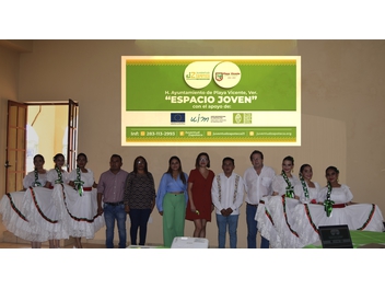 Municipio de Playa Vicente - Veracruz acoge el ESPACIO JOVEN del proyecto Juventud Zapoteca en Acción