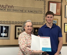 Finaliza práctica profesional de estudiante de Estados Unidos en la sede UIM de Granada