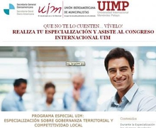 QUE NO TE LO CUENTEN... VÍVELO!
REALIZA TU ESPECIALIZACIÓN Y ASISTE AL CONGRESO INTERNACIONAL UIM