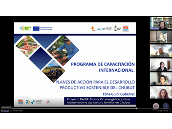 Se presentó la Agenda Participativa de Transición Energética Justa e Inclusiva de la Agricultura Familiar del Chubut