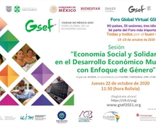 UIM participará en el Foro Virtual Economía Social y Solidaria en el Desarrollo Económico Municipal con Enfoque de Género.