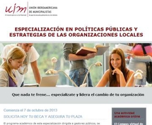 ESPECIALIZACIÓN EN POLÍTICAS PÚBLICAS Y ESTRATEGIAS DE LAS ORGANIZACIONES LOCALES
