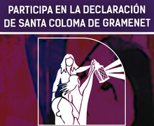 Suma tus aportes a la Declaración de Santa Coloma de Gramenet