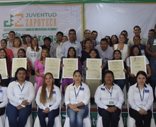 Emotiva ceremonia de entrega de Premios al Emprendimiento Juvenil enmarcado en el Proyecto Juventud Zapoteca