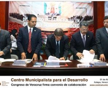 CONGRESO DE VERACRUZ FIRMA CONVENIO DE COLABORACIÓN CON LA UNIÓN IBEROAMERICANA DE MUNICIPALISTAS