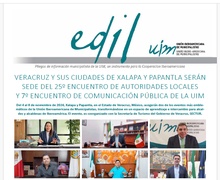 Publicada una nueva edición del Periódico Municipalista EDIL