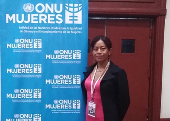 NORMA CUN,  Lideresa de Comunidad Indígena  del Municipio de Salamá