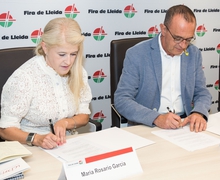 Firma del convenio de colaboración entre FERIA DE LLEIDA y la Unión Iberoamericana de Municipalistas