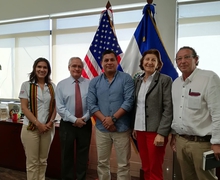 Agenda de trabajo de la UIM con diversas instituciones de cooperación internacional presentes en El Salvador