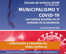 La Asociación Chilena de Municipalidades y la UIM se unen para desarrollar la 1era Escuela de Invierno ACHM virtual