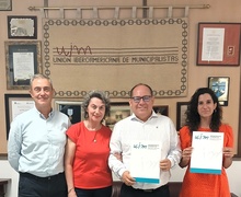 La UIM recibe en Granada a dos pasantes becados por el Instituto de Investigaciones Urbanas y Territoriales de nuestro organismo