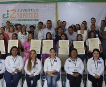 Emotiva ceremonia de entrega de Premios al Emprendimiento Juvenil enmarcado en el Proyecto Juventud Zapoteca
