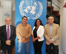 Visita de trabajo a Granada de la Directora del Territorio UIM en República Dominicana CIDEL y Presidenta de la Comisión Territorios  UIM.