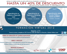 CURSOS VIRTUALES 2012. BENEFICIOS ESPECIALES PARA  MIEMBROS UIM