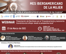 Presentación Manifiesto de la Red RIMIG por el Empoderamiento y Autonomía Económica de la Mujer