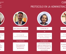 Grabación del Curso Protocolo en la Administración Local organizado por UIM y la Escuela Internacional de Protocolo