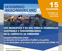 Exitoso webinar La situación de la agricultura familiar y la gestión de los Municipios en el marco de la pandemia del COVID-19