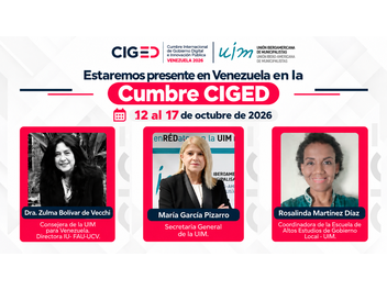 La UIM participará en CIGED Venezuela 2026, un encuentro internacional sobre gerencia pública y economía digital