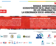 Seguimos avanzando en el Encuentro Internacional El Chaco. Te esperamos el viernes en el workshop sobre Bosques Biodiversidad.